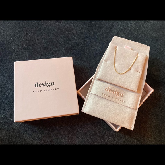 NWT 14k Gold Box Chain Bracelet, 6.75 in - Picture 4 of 6